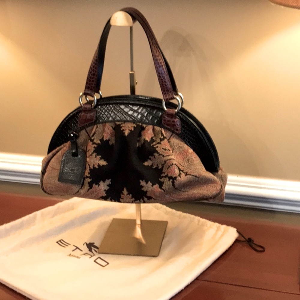 Etro Black and Brown Women's Bag